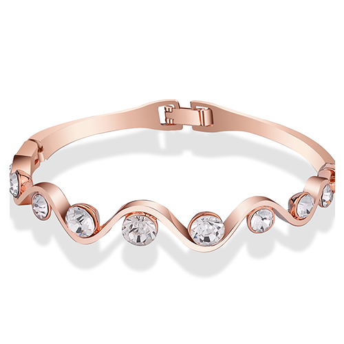 Drilled metal bracelet 03